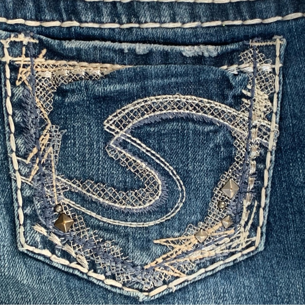 SILVER JEANS CO Suki Straight Leg Jeans | Low Rise | Size 26 /32 - Picture 12 of 16